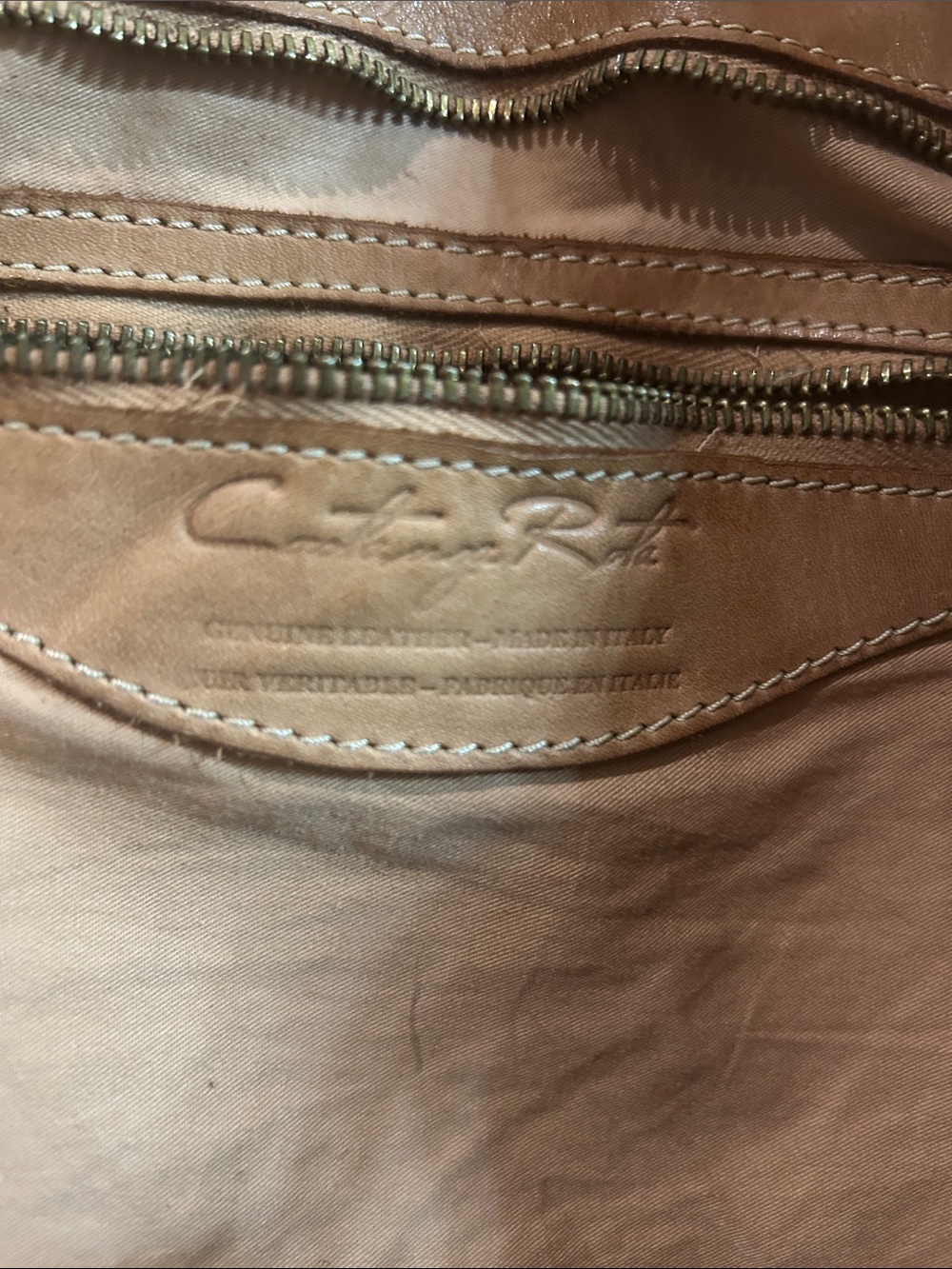 Vintage Costanza Rota Woven Leather Tote Bag in Brown - Picture 15 of 16